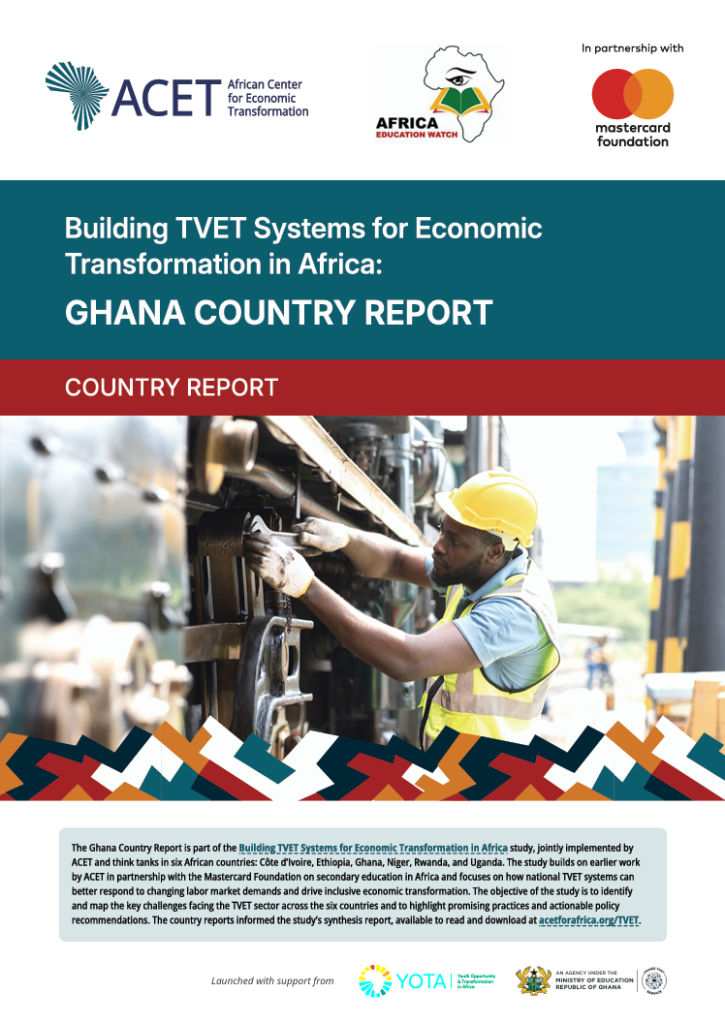 Ghana Country Report - Building TVET Systems for Economic ...